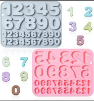 Mata forma silikonowa do tworzenia dekoracji CYFRY WZ.I