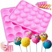 Silikonowa forma do lizaków cake pops lodu 16,5x11,5 cm