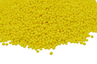 Posypka cukrowa dekoracja na tort MACZEK CUKROWY ŻÓŁTY 50g KicCake