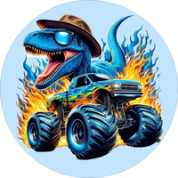Opłatek na tort MONSTER TRUCK WZ.II