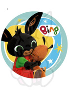 Wydruk jadalny opłatek na tort BING śr. 20 cm