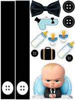 Wydruk jadalny opłatek na tort DZIECIAK RZĄDZI WZ.II