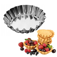 Zestaw 6 szt. wykrawaczek foremek do babeczek tartaletek 9 cm Galicja