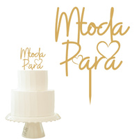 Topper na tort weselny ŚLUBNY wz.V