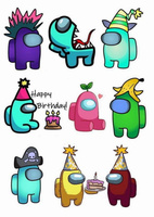 Wydruk jadalny AMONG US WZ. II