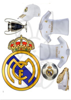 Wydruk jadalny opłatek na tort REAL MADRYT A4