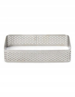 Rant perforowany prostokątny pierścień do tartaletek wypieków 10x6cm Patiss