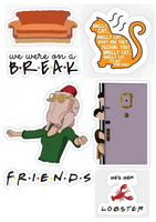 Opłatek na tort FRIENDS WZ.II