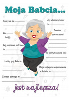 Wydruk jadalny na DZIEŃ BABCI A4