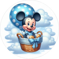 Opłatek na tort MYSZKA MIKI  WZ.III