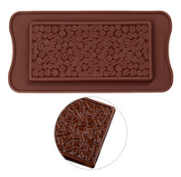 Forma silikonowa do czekolady wzór: ZIARNA KAWY 21,5x10,5 cm