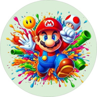 Opłatek na tort SUPER MARIO WZ.IV