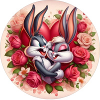 Opłatek na tort KRÓLIK BUGS WZ. I