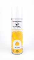 Zamsz w sprayu do dekoracji tortu i monoporcji ŻÓŁTY 250 ml Food Colours