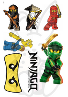 Wydruk jadalny opłatek na tort NINJAGO WZ. I