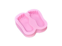 Forma silikonowa do tworzenia dekoracji z masy cukrowej STÓPKI