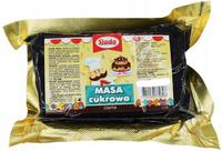 Masa cukrowa uniwersalna do obkładania i prostych dekoracji CZARNA 250g Slado
