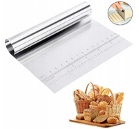 Łopatka skrobka nóż do ciasta 15x12,5 cm z miarką