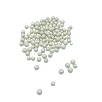 Perełki cukrowe BIAŁE MIX WIELKOŚCI 50g