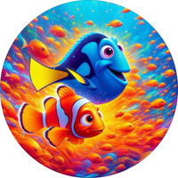 Opłatek na tort RYBKA NEMO WZ.I