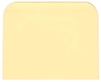 Skrobka do ciasta prostokątna, HENDI, 120x96mm Wariant podstawowy