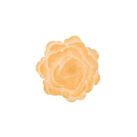 Dekoracja waflowa RÓŻA ZŁOTA PERŁOWA 4,5 cm Rose Decor
