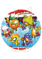 Wydruk jadalny opłatek na tort SUPER ZINGS ZINGSY śr. 20 cm