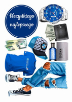 Wydruk jadalny MĘSKI - PERFUMY ZEGAREK PIENIĄDZE WZ. IV