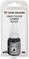 Barwnik w płynie CZARNY 20 ml Food Colours