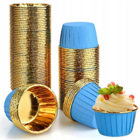 Papilotki kubeczki do muffin NIEBIESKIE 50 szt.