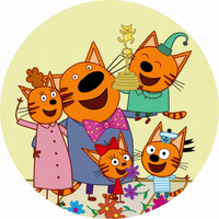 Wydruk jadalny opłatek na tort KOTOCIAKI WZ.I