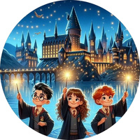 Opłatek na tort HARRY POTTER WZ.IX