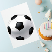 Opłatek na tort PIŁKA