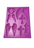 Forma silikonowa do tworzenia dekoracji SKRZYDŁA KRZYŻE