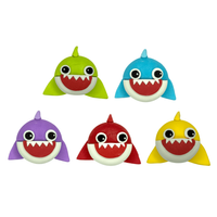 Figurki na tort KOLOROWE REKINY 5 szt. DItarte