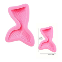 Forma silikonowa do tworzenia dekoracji SYRENI OGON