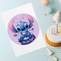 Opłatek na tort LILO I STICH WZ. V