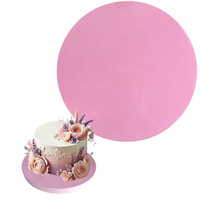 Podkład pod tort styrodur śr. 30 RÓŻOWY (różowy styrodur)