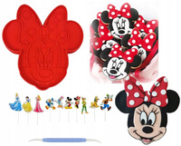 Forma wykrawaczka do ciastek Myszka Minne Disney + topperki do muffinek