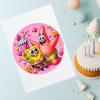 Opłatek na tort SPONGEBOB WZ.I