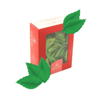 Dekoracja waflowa liście ZIELONE 100 szt. Rose Decor