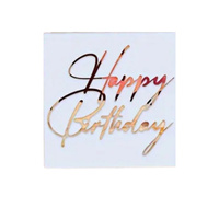 Szablon do dekoracji tortu i muffinek HAPPY BIRTHDAY WZ. I