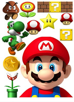 Opłatek na tort SUPER MARIO WZ. III