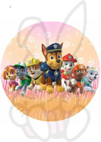 Wydruk jadalny opłatek na tort PSI PATROL WZ. II