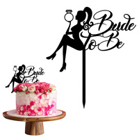 Topper na tort wieczór panieński BRIDE TO BE wz.VII