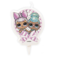 Świeczka urodzinowa LOL 2D DeKora