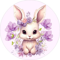 Opłatek na tort KRÓLICZEK WZ.II