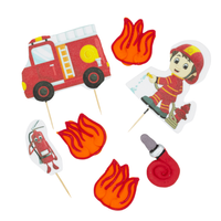 Figurki na tort STRAŻ POŻARNA 2D WZ. I Ditarte