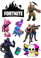 Wydruk jadalny opłatek na tort FORTNITE WZ.II