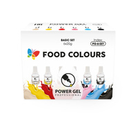 Zestaw 6 szt. barwnik podstawowych PowerGel Food Colours